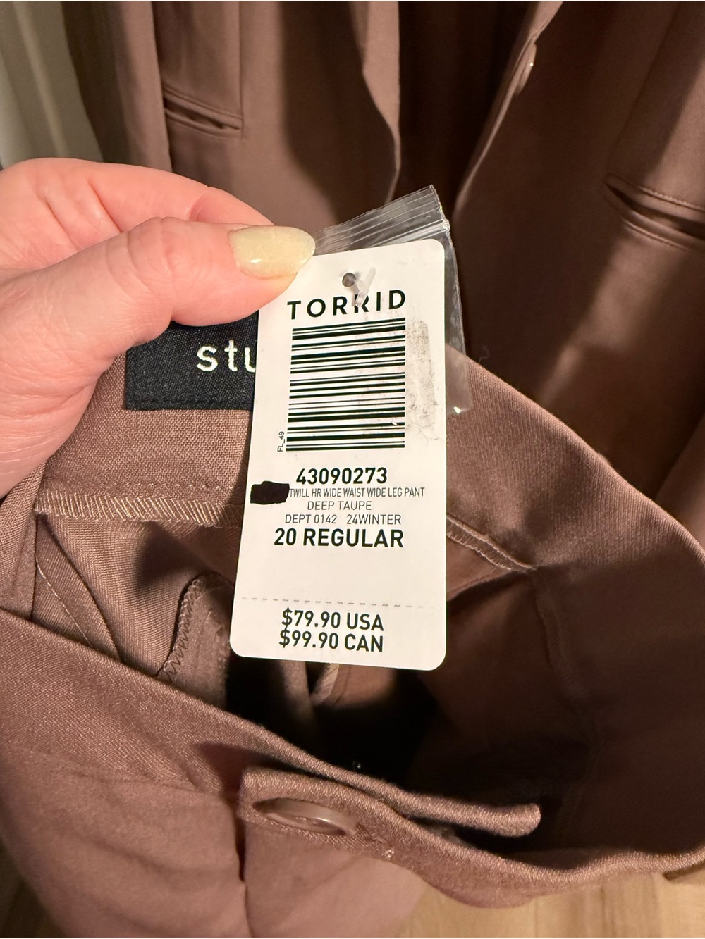 Torrid Deep Taupe Pant Suit - Picture 6 of 7